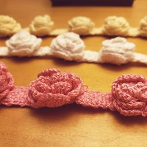 ☆ Crochet Roses Earring/Choker Set NEW! ☆